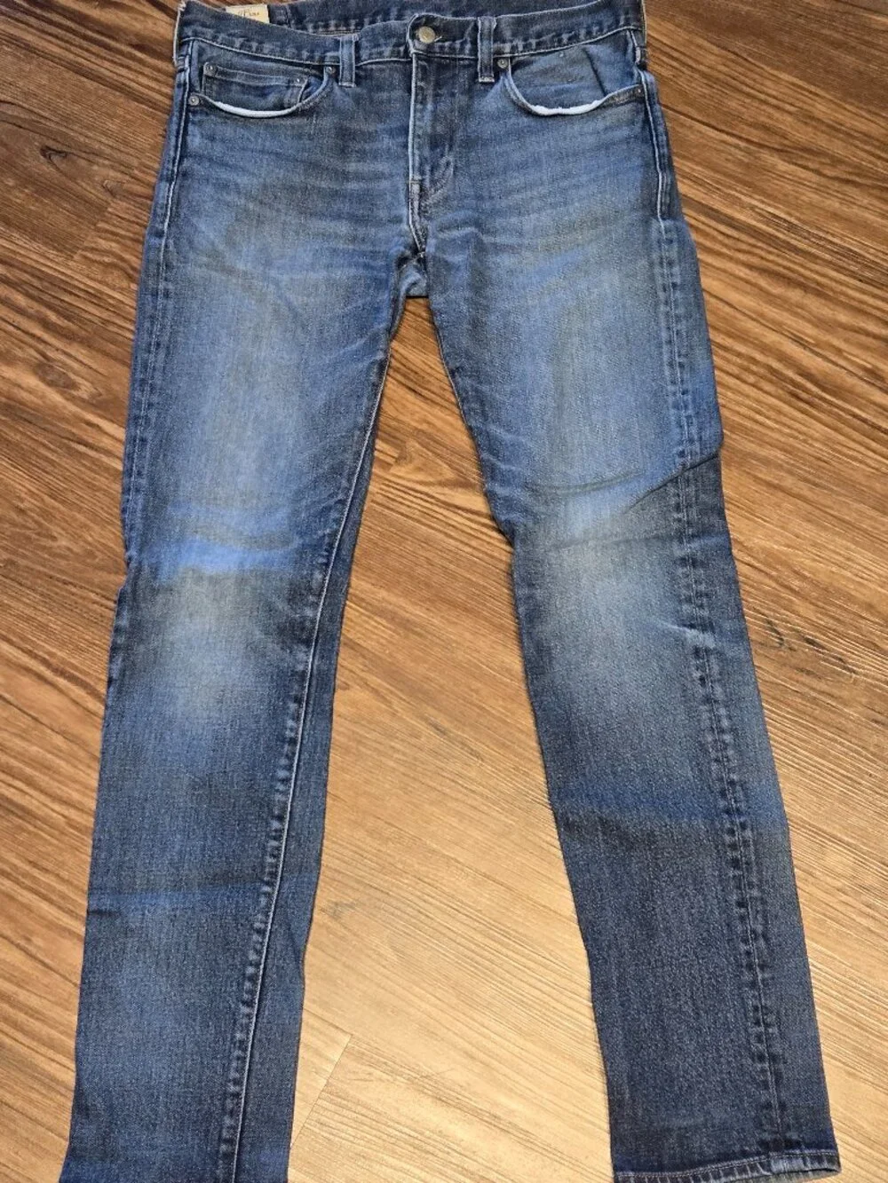 J.Crew Men’s 484 Slim Jeans 32x34 Kurabo Japanese Denim Vintage Wash